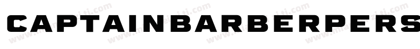 CaptainBarberPersonalUse-owxxq字体转换