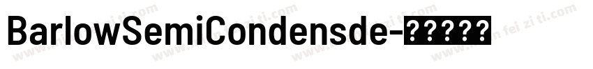 BarlowSemiCondensde字体转换