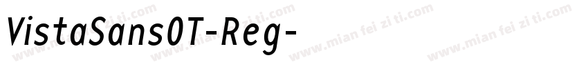 VistaSansOT-Reg字体转换