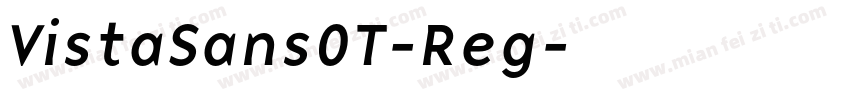 VistaSansOT-Reg字体转换