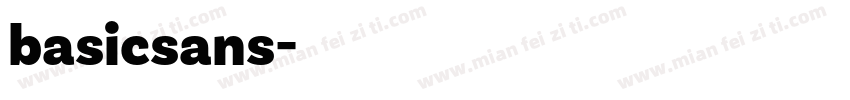 basicsans字体转换