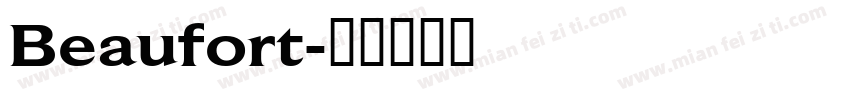 Beaufort字体转换