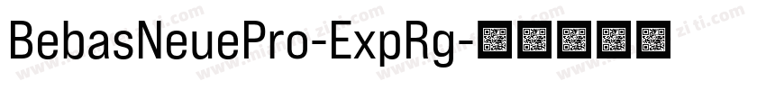BebasNeuePro-ExpRg字体转换
