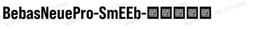BebasNeuePro-SmEEb字体转换