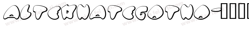 AlternateGotNo字体转换