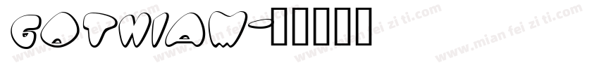 Gothiam字体转换