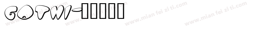 gothi字体转换