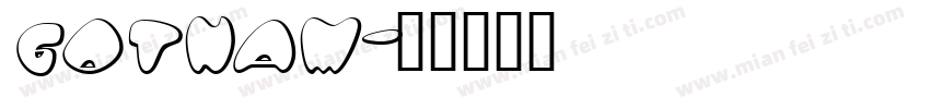 gotnam字体转换