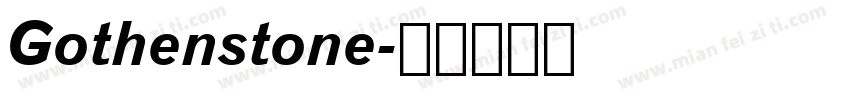 Gothenstone字体转换