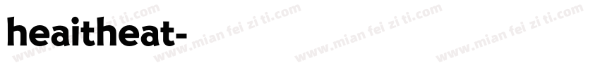 heaitheat字体转换