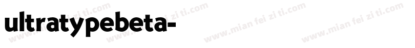 ultratypebeta字体转换