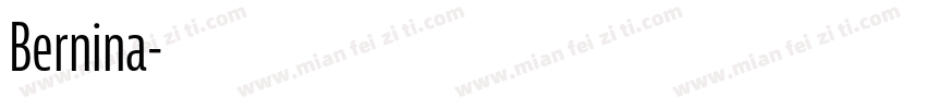 Bernina字体转换