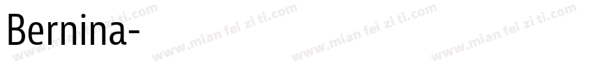 Bernina字体转换