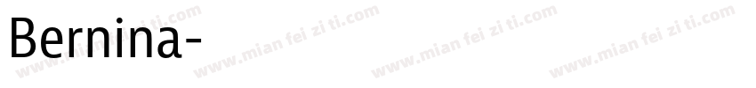 Bernina字体转换