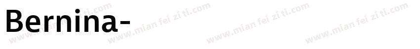 Bernina字体转换
