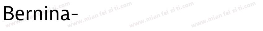 Bernina字体转换
