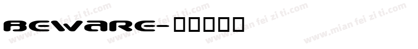 Beware字体转换