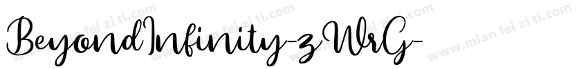 BeyondInfinity-zWrG字体转换