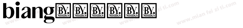 biang字体转换