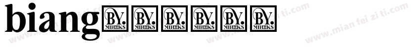 biang字体转换