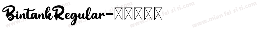 BintankRegular字体转换