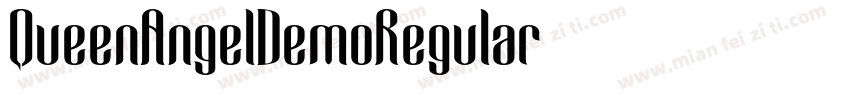 QueenAngelDemoRegular字体转换