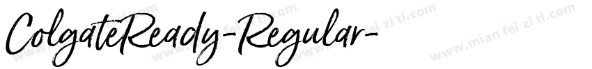 ColgateReady-Regular字体转换
