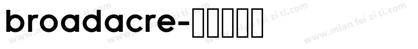 broadacre字体转换