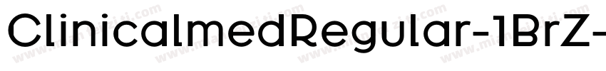 ClinicalmedRegular-1BrZ字体转换
