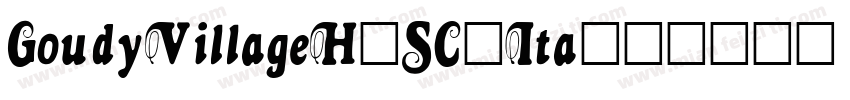 GoudyVillageH-SC-Ita字体转换