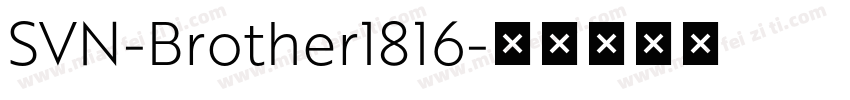 SVN-Brother1816字体转换