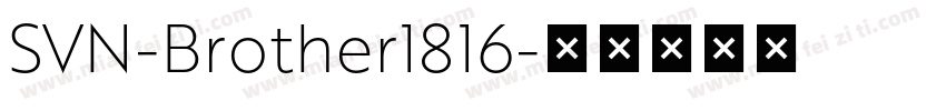 SVN-Brother1816字体转换