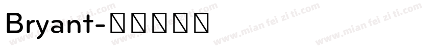Bryant字体转换