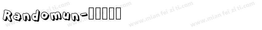 Randomun字体转换