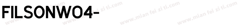 FilsonW04字体转换