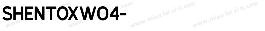 ShentoxW04字体转换
