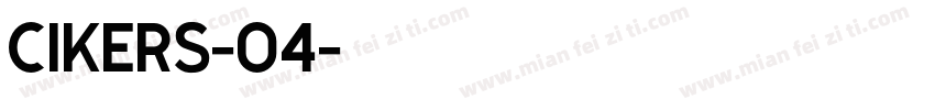 cikers-04字体转换
