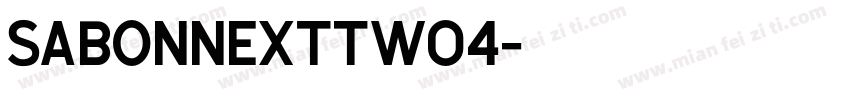 sabonnextTW04字体转换