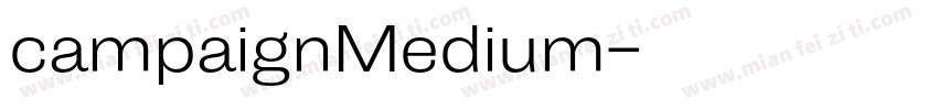 campaignMedium字体转换