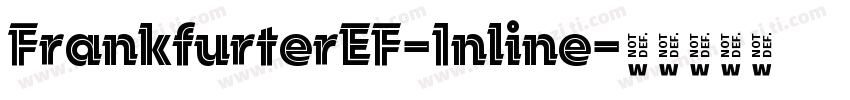 FrankfurterEF-Inline字体转换