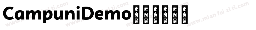 CampuniDemo字体转换