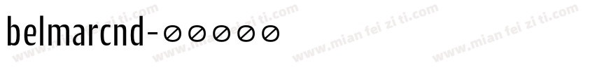 belmarcnd字体转换