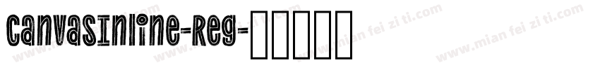 CanvasInline-Reg字体转换