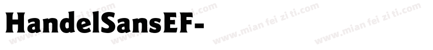 HandelSansEF字体转换