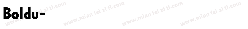 Boldu字体转换