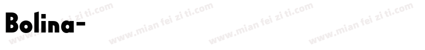 Bolina字体转换
