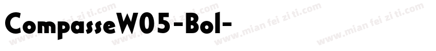 CompasseW05-Bol字体转换