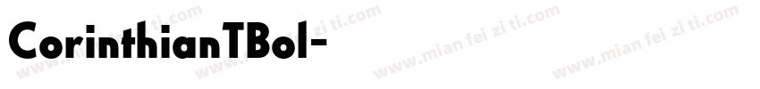 CorinthianTBol字体转换