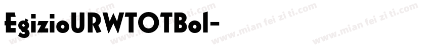 EgizioURWTOTBol字体转换