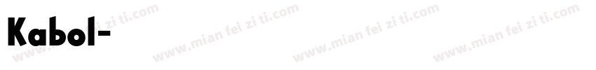 Kabol字体转换